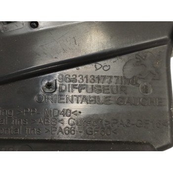Recambio de rejilla aireadora para peugeot 2008 (--.2013) 1.2 12v e-thp referencia OEM IAM 9633131777 LADO IZQUIERDO 
