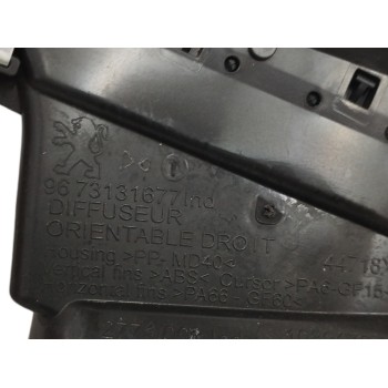Recambio de rejilla aireadora para peugeot 2008 (--.2013) 1.2 12v e-thp referencia OEM IAM 9673131677 LADO DERECHO 