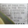 Recambio de cinturon seguridad trasero derecho para toyota paseo coupe (l54) 1.5 16v cat referencia OEM IAM 7F1900  
