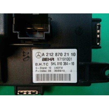 Recambio de resistencia calefaccion para mercedes-benz clase c (w204) familiar 250 t cdi blueefficiency (204.203) referencia OEM