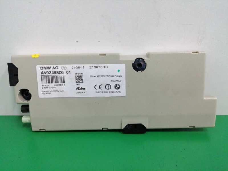 Recambio de modulo electronico para bmw serie 5 lim. (f10) 2.0 16v turbodiesel referencia OEM IAM 9346806 ANTENA 21367510 Recambio de modulo electronico para bmw serie 5 lim. (f10) 2.0 16v turbodiesel referencia OEM IAM 9346806 ANTENA 21367510