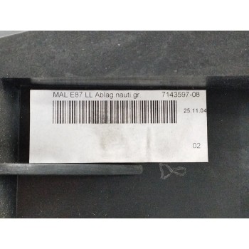 Recambio de apoyabrazos central para bmw serie 1 berlina (e81/e87) 2.0 16v diesel cat referencia OEM IAM 7143597  