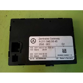Recambio de centralita cierre para mercedes-benz clase cls (w219) 350 (219.356) referencia OEM IAM A2115405645  