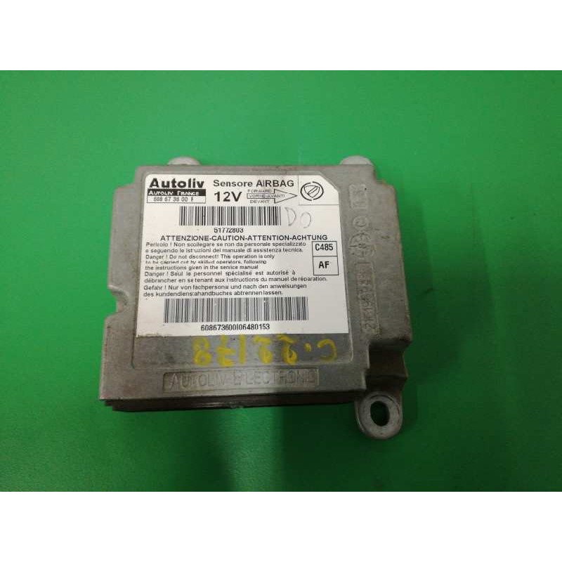 Recambio de centralita airbag para fiat doblo (119) 1.3 16v jtd cat referencia OEM IAM 51772803  