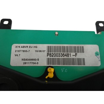 Recambio de cuadro instrumentos para renault kangoo (f/kc0) 1.5 dci diesel referencia OEM IAM 8200336481 216778557 