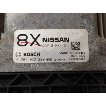 Recambio de centralita motor uce para nissan x-trail (t32) 1.6 dci turbodiesel cat referencia OEM IAM 23710HX44A 0281032229 