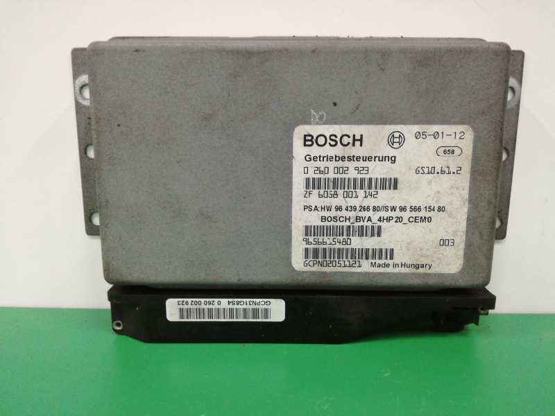 Recambio de centralita cambio automatico para peugeot 407 sw st confort pack referencia OEM IAM 9656615480 0260002923 