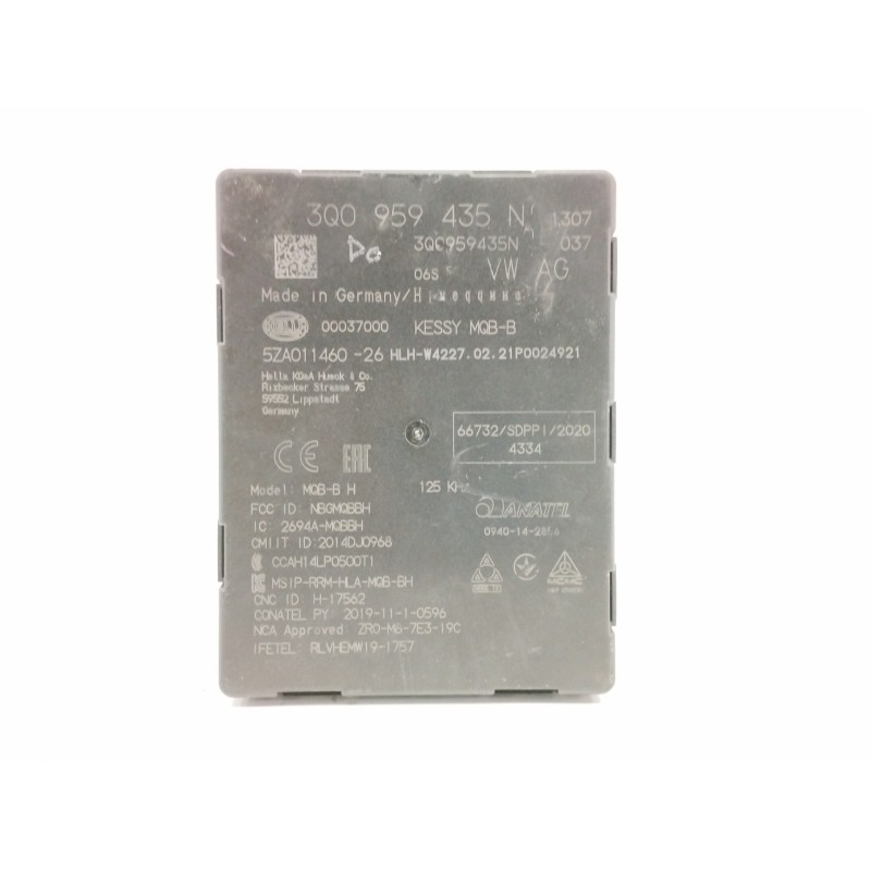 Recambio de modulo electronico para seat arona (kj7, kjp) 1.0 tsi referencia OEM IAM  AUTORIZACION DE ACCESO Y ARRANQUE 