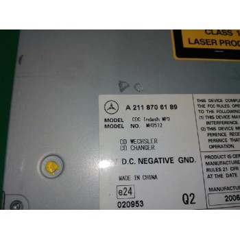 Recambio de sistema audio / radio cd para mercedes-benz clase m (w164) 3.0 cdi cat referencia OEM IAM A2118706189  