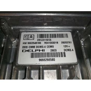 Recambio de centralita motor uce para citroën c5 station wagon 2.0 hdi fap referencia OEM IAM 9663548180 9666266580 