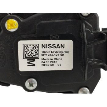 Recambio de pedal acelerador para nissan x-trail (t32) 1.6 dci turbodiesel cat referencia OEM IAM 18002DF30B 6PV31240400 