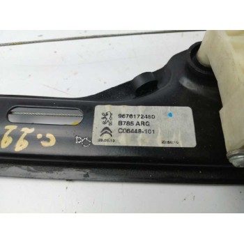 Recambio de elevalunas trasero izquierdo para citroën c4 picasso 1.6 e-hdi fap referencia OEM IAM 9676172480 9675288380 