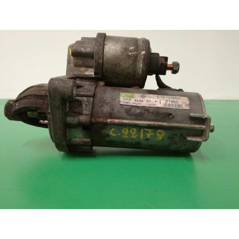 Recambio de motor arranque para fiat doblo (119) 1.3 16v jtd cat referencia OEM IAM 518102660  