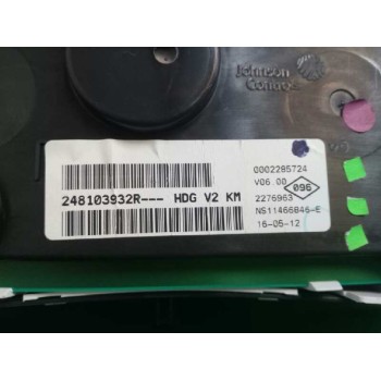 Recambio de cuadro instrumentos para dacia lodgy laureate referencia OEM IAM 248103932R  