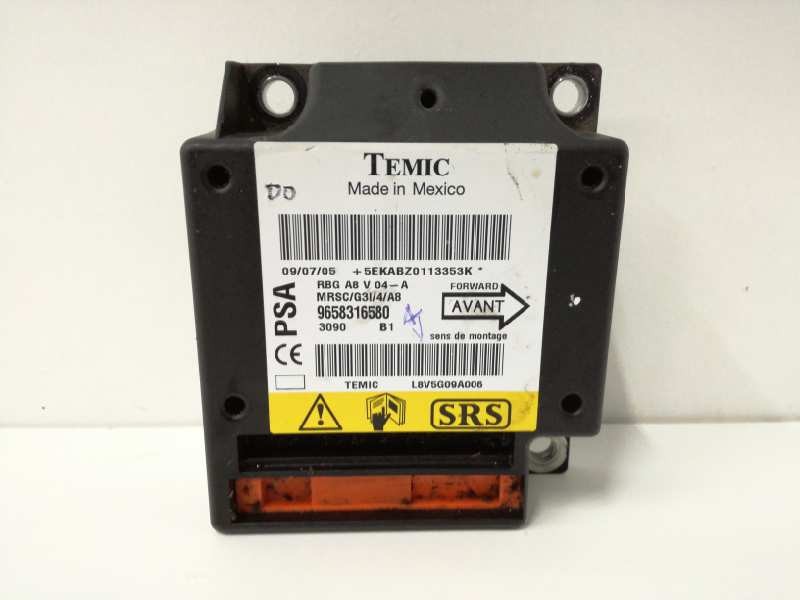 Recambio de centralita airbag para citroën c3 hdi 70 furio referencia OEM IAM 9658316580  