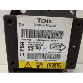Recambio de centralita airbag para citroën c3 hdi 70 furio referencia OEM IAM 9658316580  