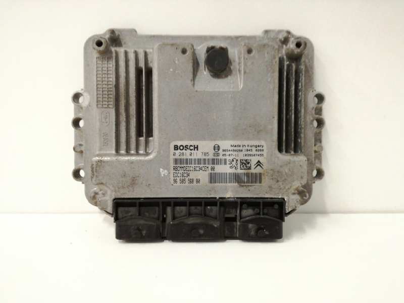 Recambio de centralita motor uce para citroën c3 hdi 70 furio referencia OEM IAM 9658556880 0281011785 
