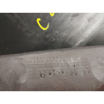 Recambio de paragolpes trasero para honda civic berlina 5 (fk) 1.8 vtec cat referencia OEM IAM 71601SMGAE000 OBSERVAR FOTOS 