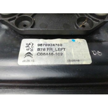 Recambio de elevalunas delantero izquierdo para citroën c4 picasso 1.6 e-hdi fap referencia OEM IAM 9675924780 9675288980 