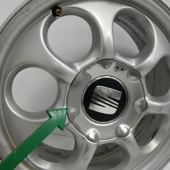 Recambio de llanta para seat toledo (1m2) 1.9 tdi referencia OEM IAM 1M0601025 6JX15H2ET38 