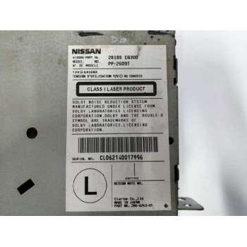 Recambio de sistema audio / radio cd para nissan x-trail (t30) 2.2 dci diesel cat referencia OEM IAM 28188EQ300  