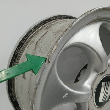 Recambio de llanta para seat toledo (1m2) 1.9 tdi referencia OEM IAM 1M0601025 6JX15H2ET38 