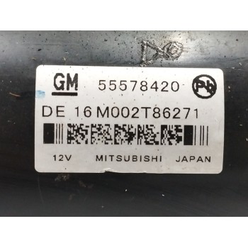 Recambio de motor arranque para chevrolet trax 1.7 diesel cat referencia OEM IAM 55578420  