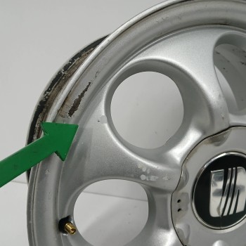 Recambio de llanta para seat toledo (1m2) 1.9 tdi referencia OEM IAM 1M0601025 6JX15H2ET38 