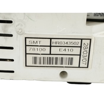 Recambio de cuadro instrumentos para honda civic berlina 5 (fk) 1.8 vtec cat referencia OEM IAM 78100E410 TYPE R HR0343502