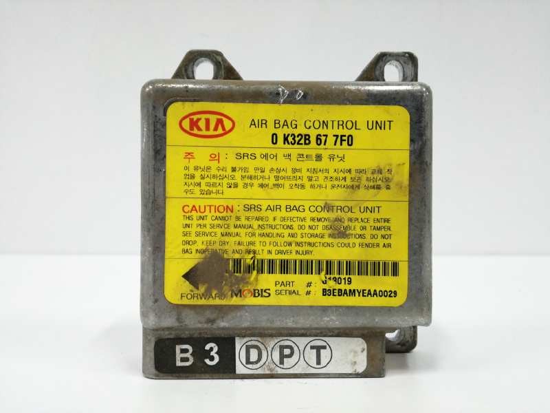 Recambio de centralita airbag para kia rio 1.3 cat referencia OEM IAM 0K32B677F0  