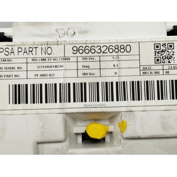 Recambio de cuadro instrumentos para citroën c5 station wagon 2.0 hdi fap referencia OEM IAM 9666326880  