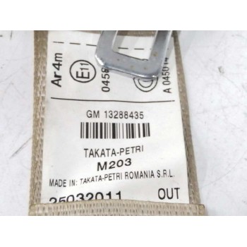 Recambio de cinturon seguridad trasero derecho para opel insignia sports tourer 2.0 cdti cat referencia OEM IAM 13288435  