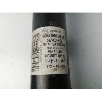 Recambio de amortiguador delantero izquierdo para peugeot partner kombi 1.6 blue-hdi fap referencia OEM IAM 9684108680  