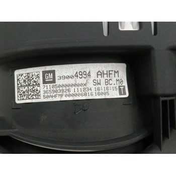 Recambio de cuadro instrumentos para opel adam 1.4 16v cat (a 14 xel / ldd / l2z) referencia OEM IAM 39004994  