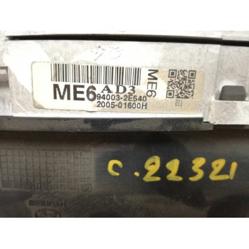 Recambio de cuadro instrumentos para hyundai tucson (jm) 2.0 comfort referencia OEM IAM 940032E540 200501600H 
