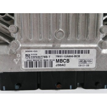 Recambio de centralita motor uce para ford focus lim. (cb4) 1.8 tdci turbodiesel cat referencia OEM IAM 7M5112A650BCB 5WS40778BT