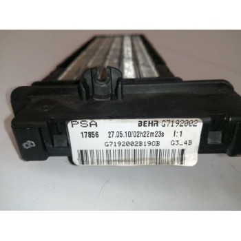 Recambio de resistencia calefaccion para citroën c5 station wagon 2.0 hdi fap referencia OEM IAM G7192002 ELEMENTO CALEFACTOR 