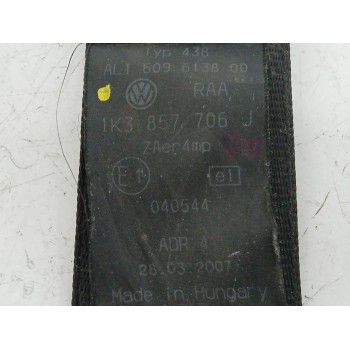 Recambio de cinturon seguridad delantero derecho para volkswagen golf v (1k1) 1.6 fsi referencia OEM IAM 1K3857706J  