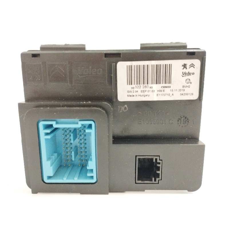 Recambio de modulo electronico para peugeot rifter 1.5 blue-hdi fap referencia OEM IAM 9832228080  