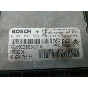 Recambio de centralita motor uce para citroën c3 1.4 hdi audace referencia OEM IAM 9663475880 0281012529 