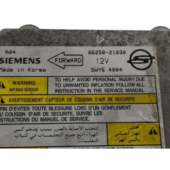 Recambio de centralita airbag para ssangyong rodius 2.7 turbodiesel cat referencia OEM IAM 8625021030  