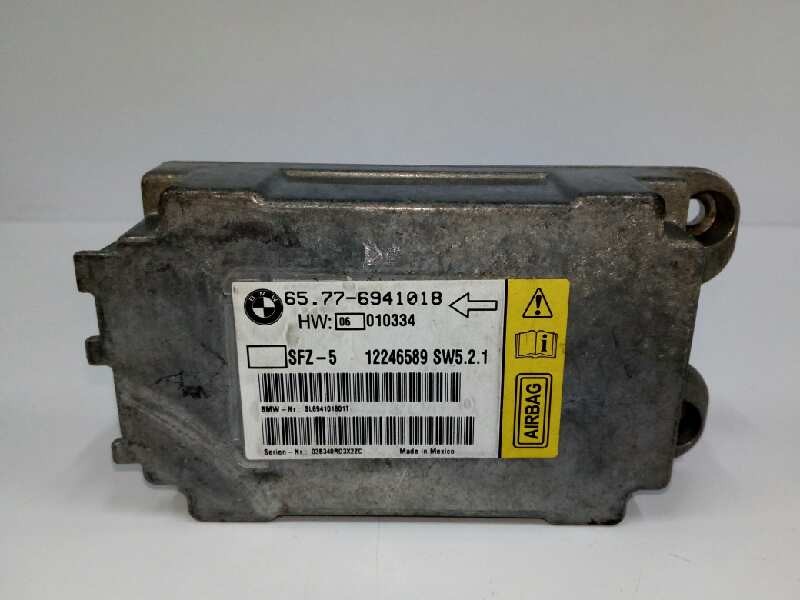 Recambio de centralita airbag para bmw serie 5 berlina (e60) 530d referencia OEM IAM 65776941018 6941018 Recambio de centralita airbag para bmw serie 5 berlina (e60) 530d referencia OEM IAM 65776941018 6941018