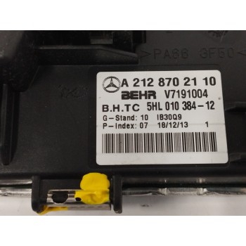 Recambio de resistencia calefaccion para mercedes-benz clase c (w204) lim. 2.1 cdi cat referencia OEM IAM A2128702110  