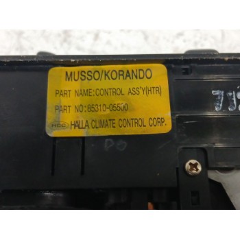 Recambio de mando calefaccion / aire acondicionado para ssangyong musso (fj) 2.9 td referencia OEM IAM 8531005500  