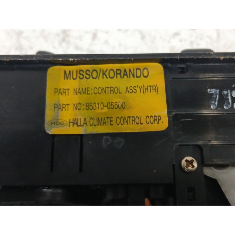 MANDO CALEFACCION / AIRE ACONDICIONADO
