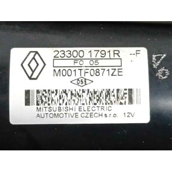Recambio de motor arranque para renault trafic furgón 2.0 dci diesel energy referencia OEM IAM 233001791R M001TF0871ZE 