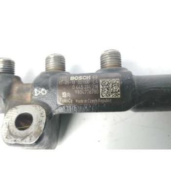 Recambio de rampa inyectora para peugeot partner kombi 1.6 blue-hdi fap referencia OEM IAM 9804776780 0445214318 