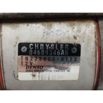 Recambio de motor arranque para chrysler 300 m (lr) 3.5 v6 referencia OEM IAM 04609346AB TN2280006112 
