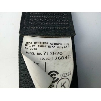 Recambio de cinturon seguridad trasero derecho para toyota rav 4 2.2 d-4d cat referencia OEM IAM 7T3920  
