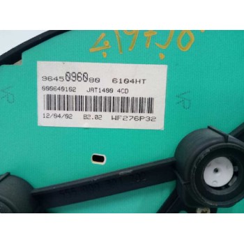 Recambio de cuadro instrumentos para peugeot 206 berlina xt referencia OEM IAM 9645096080  